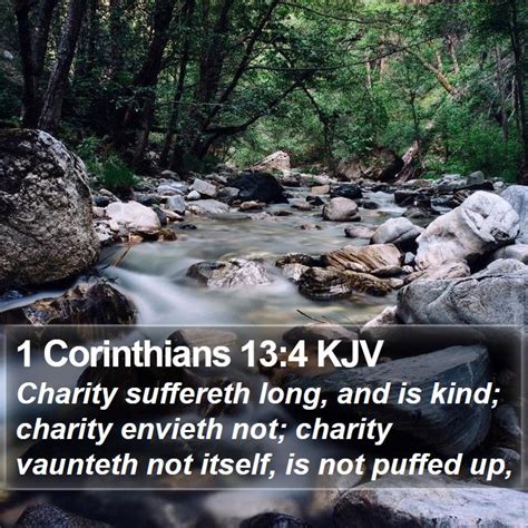 1 corinthians 13 4 kjv|1 Corinthians 13:4 KJV: Charity suffereth long, and is kind; charity .